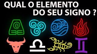 COMO SABER QUAL O ELEMENTO DO MEU SIGNO ? (Terra, Água, Ar, Fogo) - Elementos dos Signos