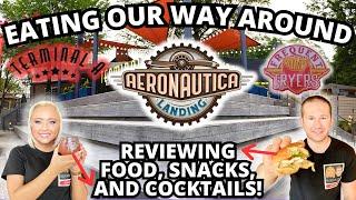 Carowinds' Aeronautica Landing Food & Drink Tour: Reviewing All the NEW FAVORITE Foods | 2023