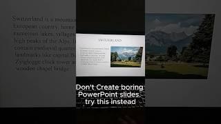 Simple and quick PowerPoint slide design tutorial #shorts