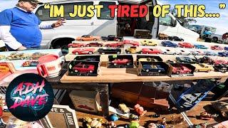 He was FED up at this Flea Market!