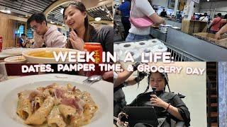 WEEK IN A LIFE: DATES + PAMPER TIME + GROCERY DAY | JOYCE YABUT BARTOLOME