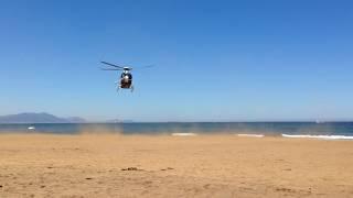 SOPELA |  Helicóptero de Osakidetza Playa de Sopela - BILBAO SURF TV