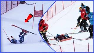 HEARTBREAK  Mikaela Shiffrin CRASHES in Killington  Stretchered Off as Sara Hector WINS 