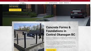 OK PRO Form and Finish. Your Complete Concrete Specialists  -  website launch