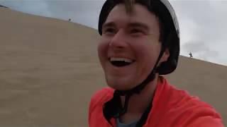 HIKING UP AN ACTIVE VOLCANO & SAND SURFING IN CHILE!