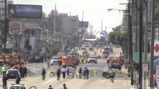 Timelapse of Space Shuttle Endeavour move in Los Angeles