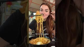 Everything I ate at a Hawker Center in Singapore! #foodie #shorts #singapore #laksa #eating #noodles