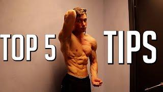 TOP 5 FITNESS TIPS FOR BUILDING MUSCLE