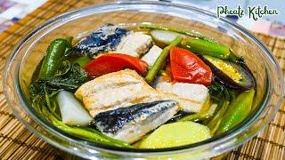 Sinigang na Bangus! Filipino Dish! Easy Recipe!