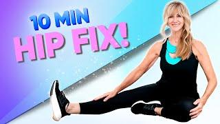 10 Minute HIP MOBILITY Workout For Women Over 50 | 7 Day Challenge!