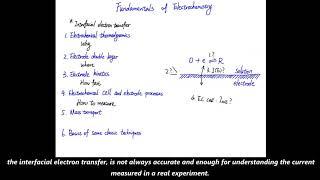 Fundamentals of electrochemistry   0 overview