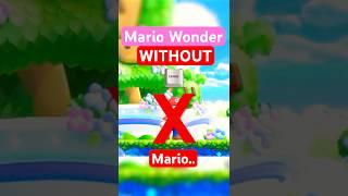 Mario Wonder WITHOUT Mario?! #gaming #mario #nintendo #redfalcon
