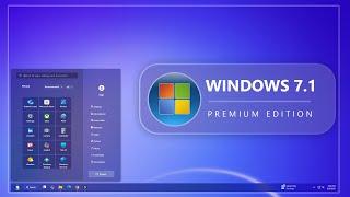 Windows 7.1 Premium Edition 2025 | New Start Menu | New Taskbar