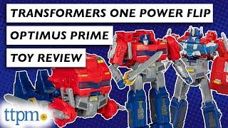 NEW 4-in-1 Transformers One Power Flip Optimus Prime!