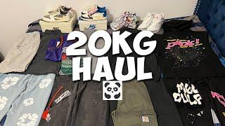 20 KG PANDABUY HAUL *INSANE* (Sp5der, Denim Tears, Carhartt, Jordan) & More