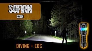  Sofirn SD08 Review – Rugged 3200 Lumen Dive & EDC Flashlight with 385m Throw & Rotary Switch!