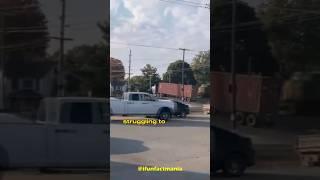 TRUCK VS TRAIN, Train hits semi-truck stuck on railroad tracks