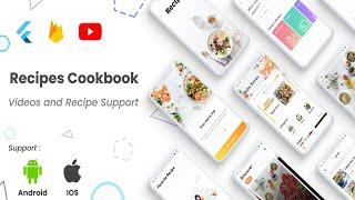 Flutter Recipe Cookbook with firebase backend admin panel