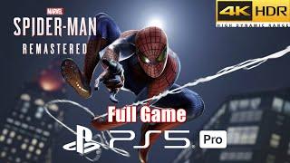 Marvel's Spider-Man Remastered PS5 Pro | Full Game Walkthrough in 4K HDR 60FPS (Must Play #29)