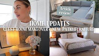 Guest Room Makeover & New Patio Furniture | *Honest* Article Furniture Review