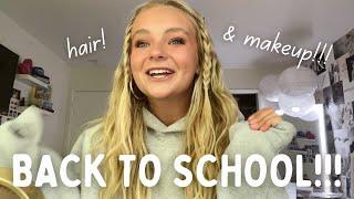 back to school hair & makeup tutorial !!! | pressley