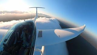 Soaring on another beautiful smooth giant Morning Glory Cloud in my Phoenix #Motorglider.