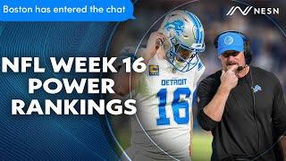 Lions No Longer On Same Level As Chiefs or Bills - NFL Week 16 Power Rankings