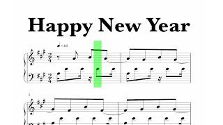 ABBA - Happy New Year Sheet Music