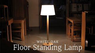 SQUARERULE FURNITURE - Making a floor standing lamp