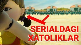 KALMAR O‘YINI SERIALIDAGI XATOLIKLAR | Squid game‚ Xavfli oʻyin