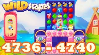 Wildscapes Level 4736 - 4740 HD Walkthrough 3 match puzzle | android | 4737 | 4738 | 4739 | IOS