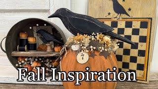 Fall Inspired Primitive Cottage Farmhouse DIY