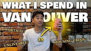 How Much I Spend as a 25 Year Old in VANCOUVER BC in 2024 *Realistic*