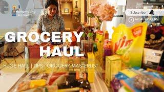 * HUGE * Grocery Haul Indian | How to grocery shop once a month | DMART Shopping Haul | Momthrulens