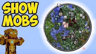 Xaero's Minimap 1.21.1 HOW TO SHOW MOBS | Xaero Minimap Mob Icons | Xaero Minimap mod Mob Heads