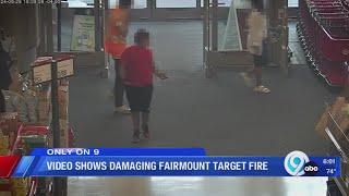 Video shows damaging Fairmount Target fire