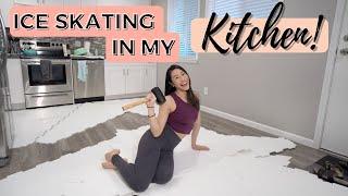 ICE SKATING IN MY KITCHEN! || Coach Michelle Hong