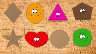 Learn Shapes with Wooden Board | Shapes looking for their place