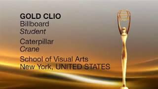 Caterpillar "Crane"  Student Entry CLIO Award Winning Billboard Advertisement