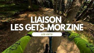 Liaison Les Gets-Morzine Bikepark Les Gets France  Portes Du Soleil Full Run POV RAW