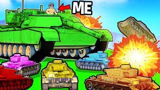 Upgrading WORLDS STRONGEST TANK in ROBLOX Tank Simulator!