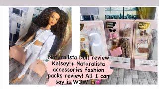 Naturalista Doll review Kelsey!+ Naturalista accessories fashion packs review! All I can say is WOW!