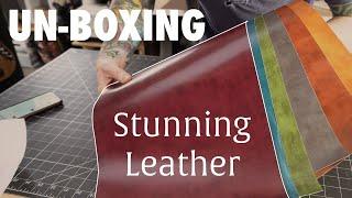 You won't believe this leather! Unboxing New Leather & SHELL CORDOVAN