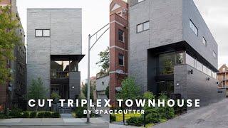 Cut Triplex Townhouse: A Stunning Blend of Privacy, Light, and Modern Design