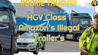 Amazon's illegal trailers it's not Amazon rules it's ministry rules Police interview