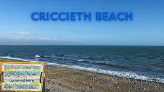 Criccieth Beach: Wales' Hidden Gem | Coastal Walks | Beach Waves | 4K