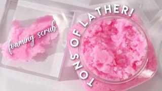 How to Make Neon Pink Foaming Scrub w/ Amazing Lather! Scrubmas day 9