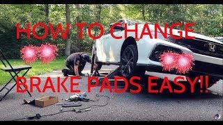 2017 Honda Civic Hatchback - Braking UPGRADES - HOW TO replace brake pads