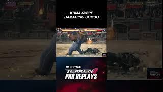 Swipe Counter Hit to Damaging Combo by Kuma Tekken 8 #tekken8 #tekken8match #tekken8combo