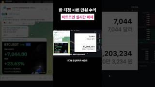 오늘 들어간 타점 진입부터 익절까지